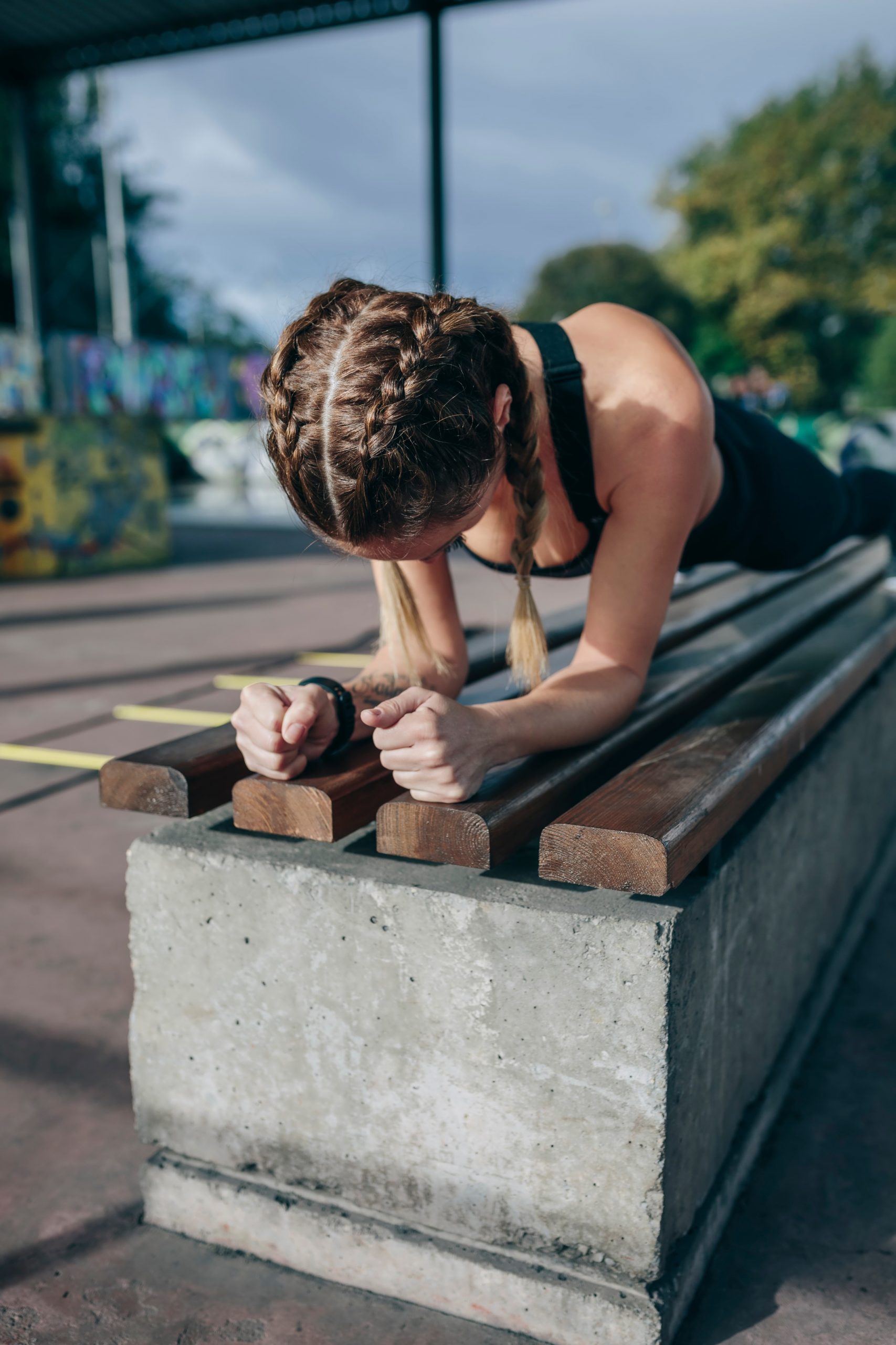 Plank, Bicycle Crunches, Russian Twist, Push-up, Reverse Crunch, Mountain Climber